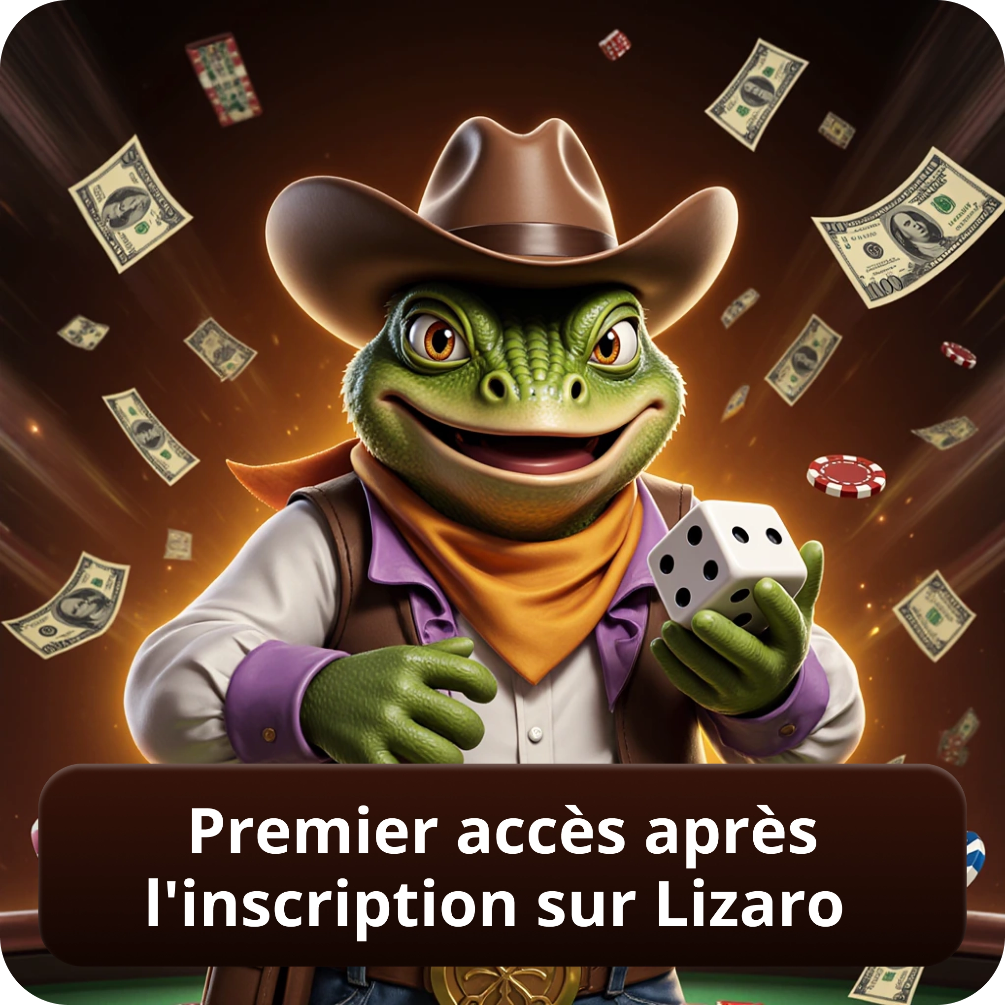 Premier accès après l'inscription sur Lizaro