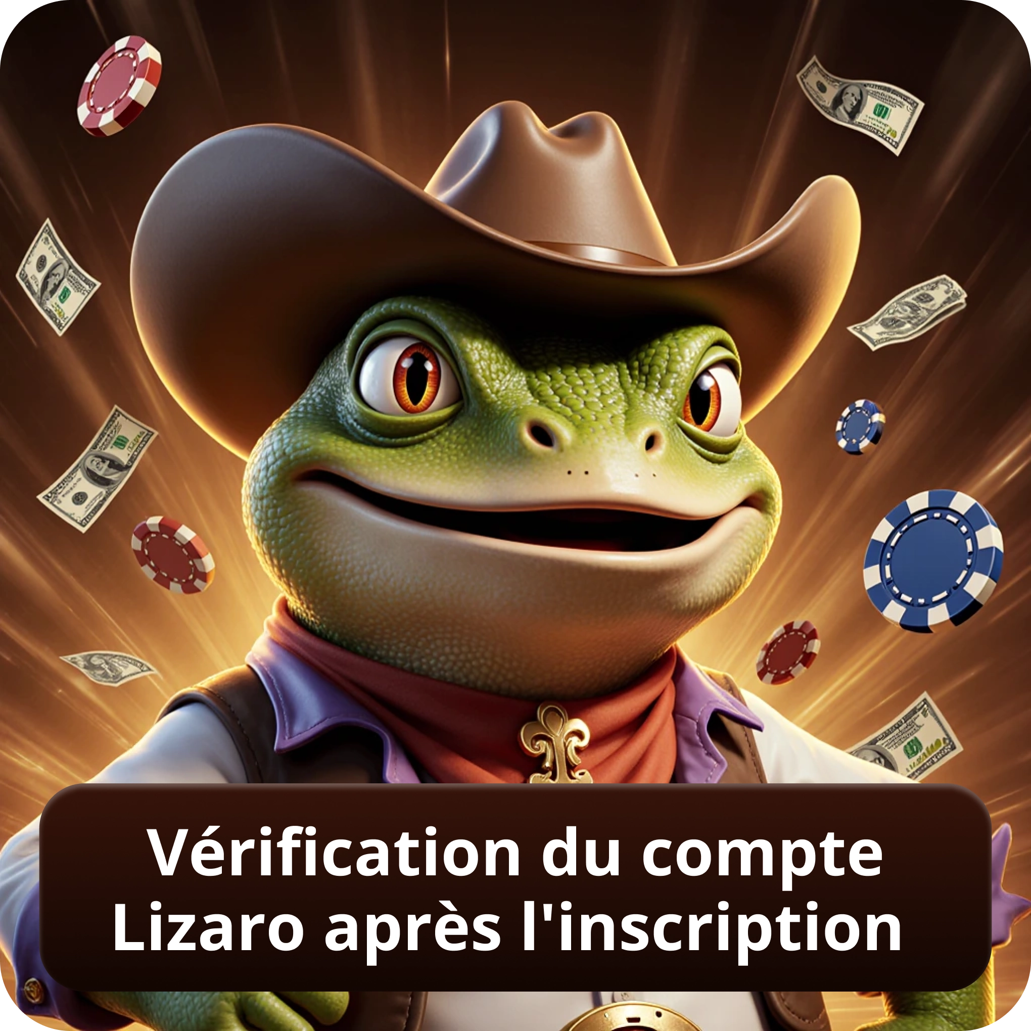 Vérification du compte Lizaro après l'inscription