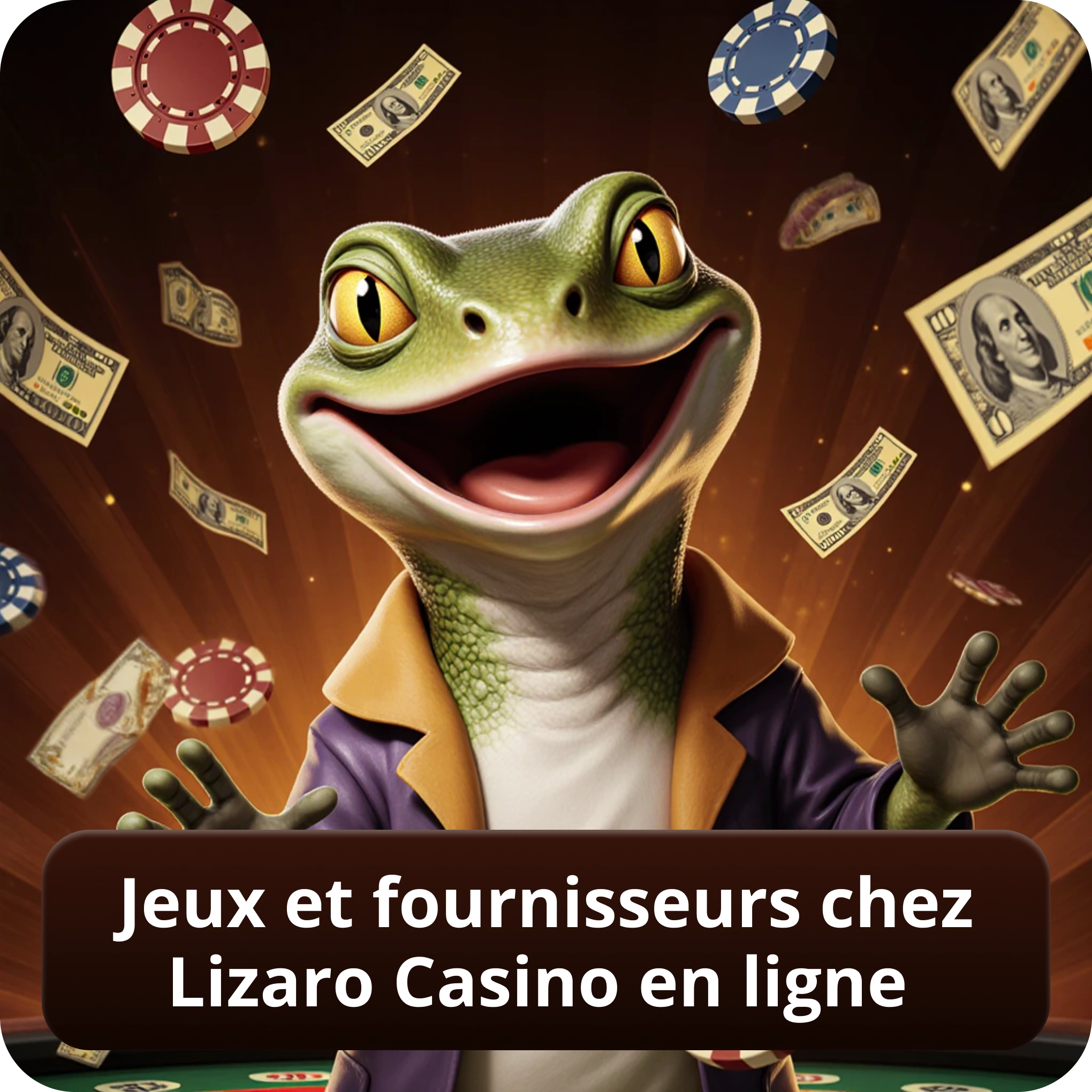 Jeux et fournisseurs chez Lizaro Casino en ligne